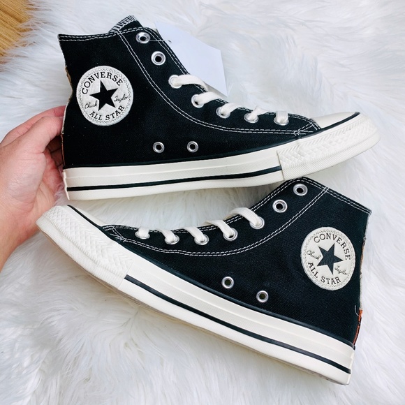 chuck taylor all star animal print suede high top